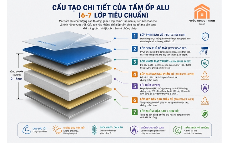 Cấu Tạo Tấm Ốp Alu